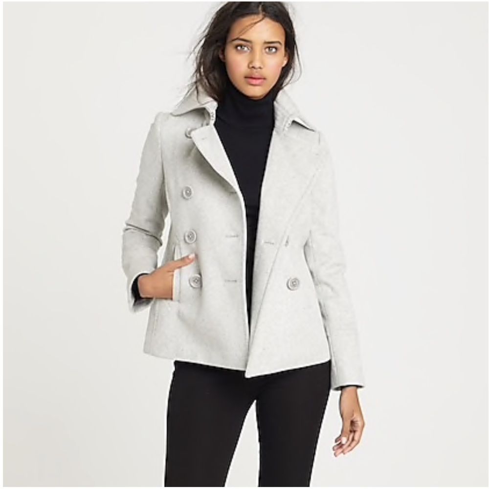 J. Crew Wool harbor peacoat with Thinsulate